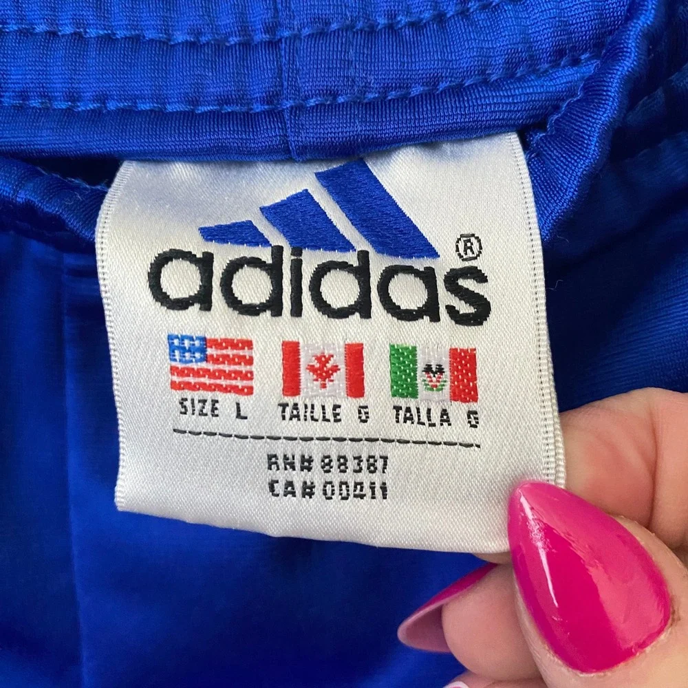 Adidas Sporty Rugged Relaxed Performance Outdoors Track Pants Large Blue